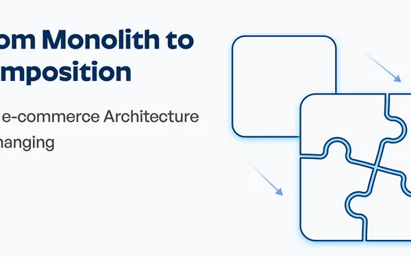 Composable Commerce architecture illustration