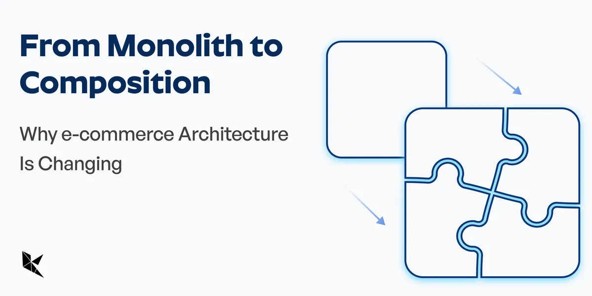 Composable Commerce architecture illustration